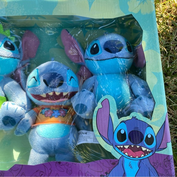 Disney Stitch Plush Collector Set 5 Pieces Hawaii Themed Collectible Kids Toys - Picture 5 of 16